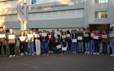 Cérémonie républicaine de remise des diplômes 2020.2021 au collège Gaston Chaissac