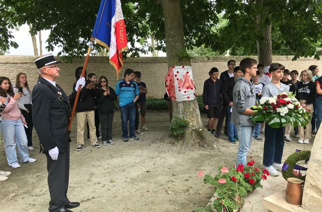 Voyage des lauréats du Concours National de la Résistance et de la Déportation (CNRD) en Normandie