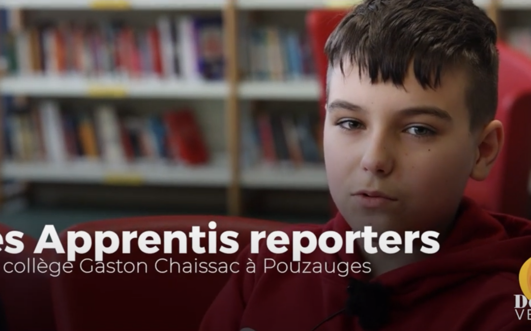 Les apprentis reporters du collège, comme des pro !