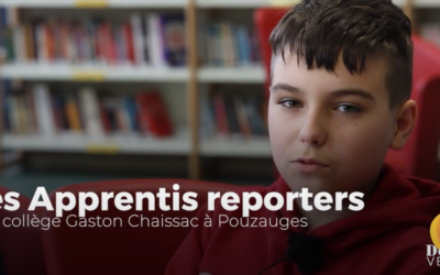 Les apprentis reporters du collège, comme des pro !